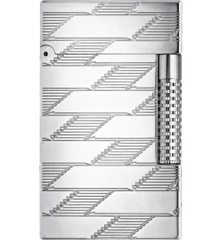 S.T. Dupont Le Grand öngyújtó palládium guilloché monogrammal, C23180