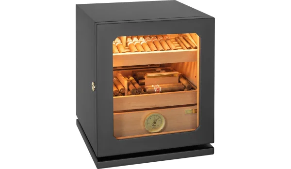 adorini Humidor Lumina Medium Deluxe fekete
