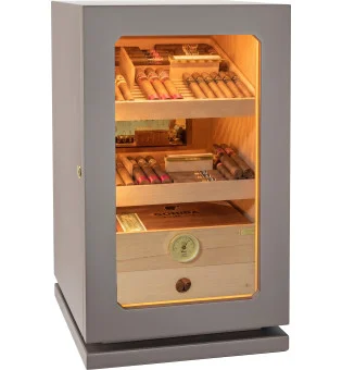 adorini Humidor Lumina Grande Deluxe világosszürke