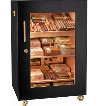 adorini Cabinet Humidor Caddy fekete